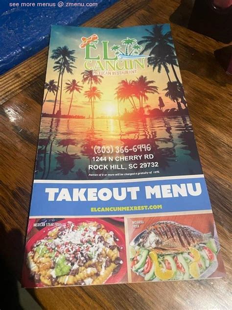 El cancun rock hill menu. Things To Know About El cancun rock hill menu. 